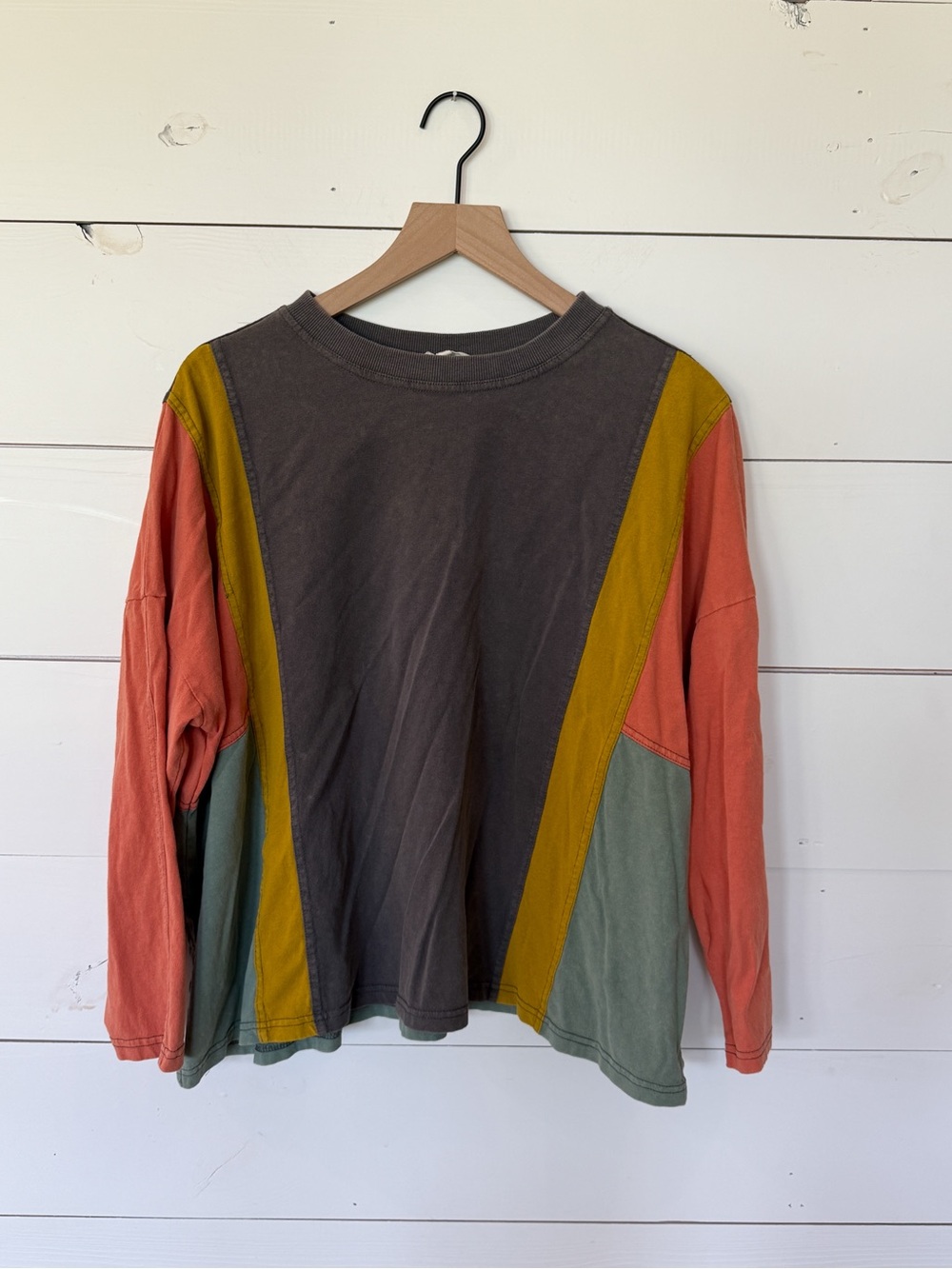 Cotton Colorblock Crewneck size Small
